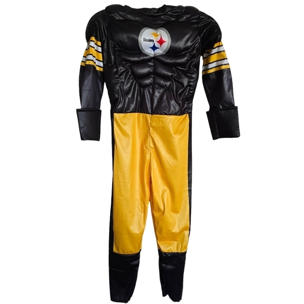 NWT | NFL Pittsburgh Steelers Black Game Day Costume, Size Youth M - Picture 4 of 5